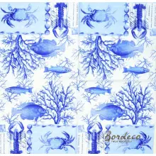 Serwetka do decoupage podwodny świat 33x33 Ambiente Unikat